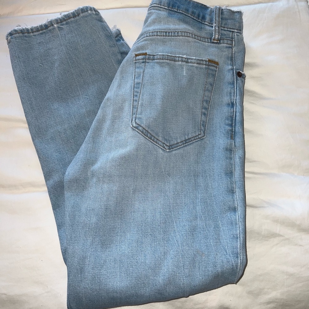 Abercrombie&Fitch curve love the ankle straight ultra high rise